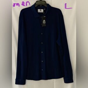English Laundry Navy Blue Men's Shirt